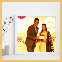 Geeta Bora with Akshay Kumar